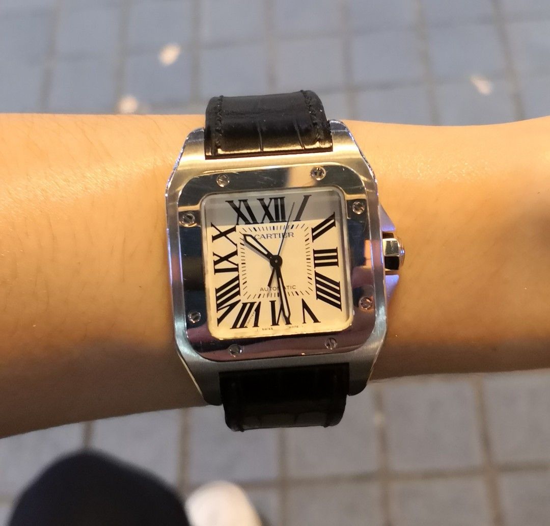 Cartier santos discount 100 model 2878