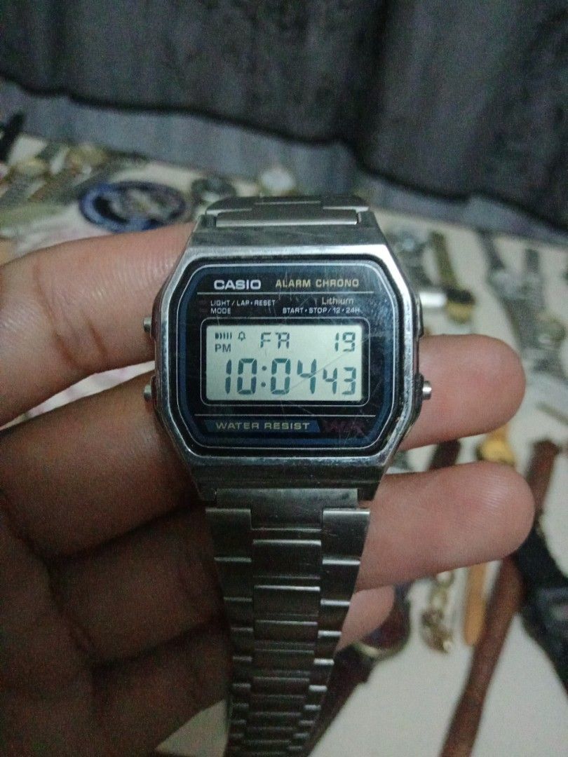Casio a158w store water resistant