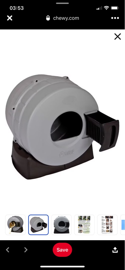 Cat top litter spinner