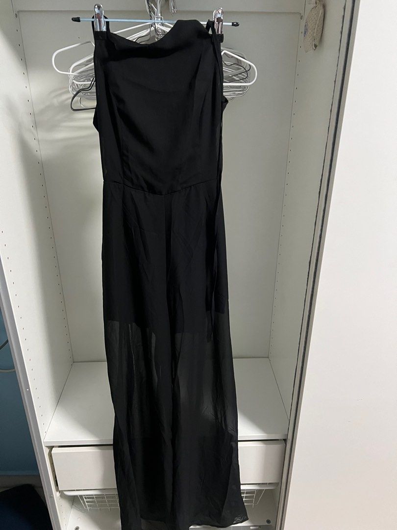 CHARLOTTE RUSSE Black Jumper, Women's Fashion, Dresses & Sets, Jumpsuits on  Carousell