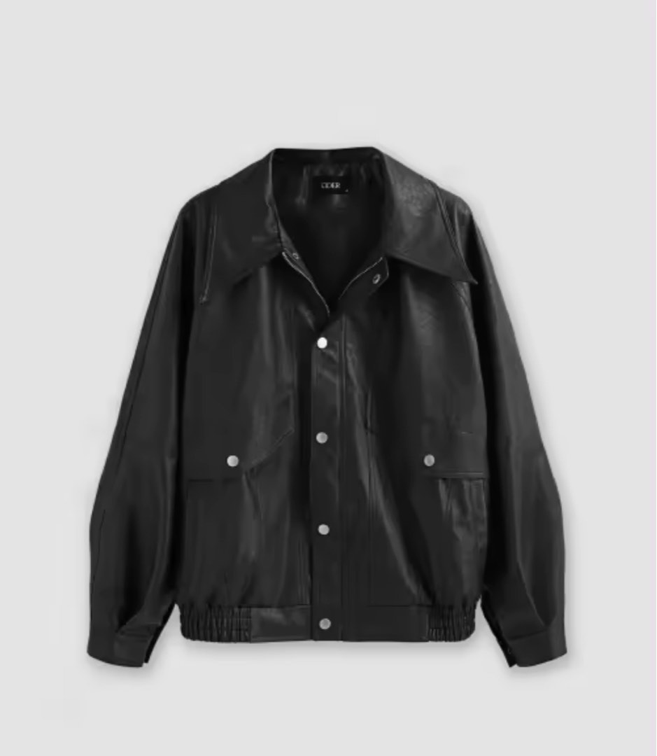 Cider leather jacket, Women's Fashion, Coats, Jackets and Outerwear on Carousell