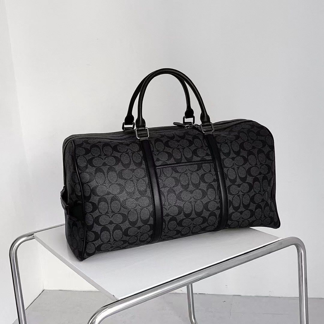 Black coach outlet duffle bag
