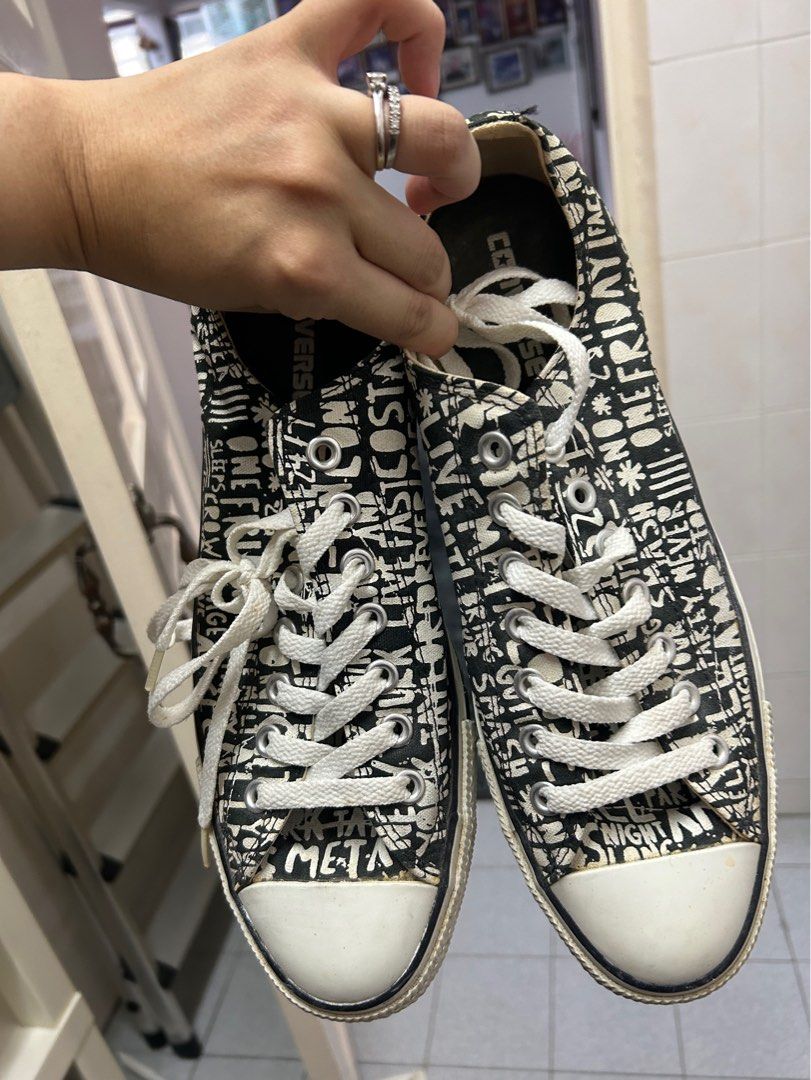 Converse with letters cheap