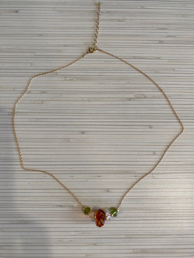Crystal necklace yukimoto