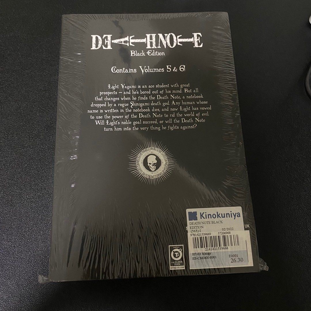 Death note Manga Black Edition, Hobbies & Toys, Books & Magazines