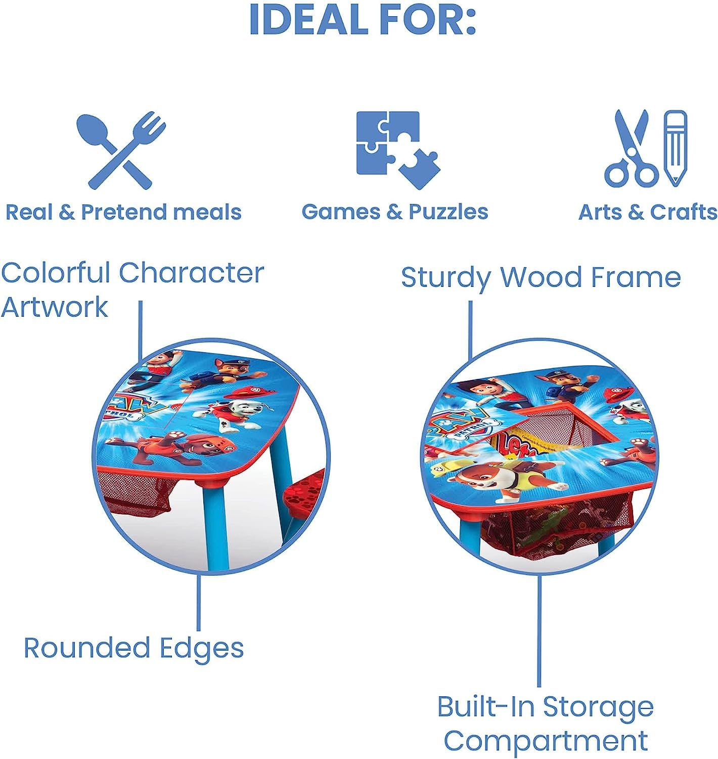 Delta Children Kids Chair Set and Table PAW Patrol PAW Patrol