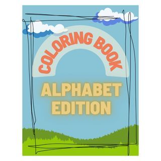 (Digital Product) Coloring book: ALPHABET