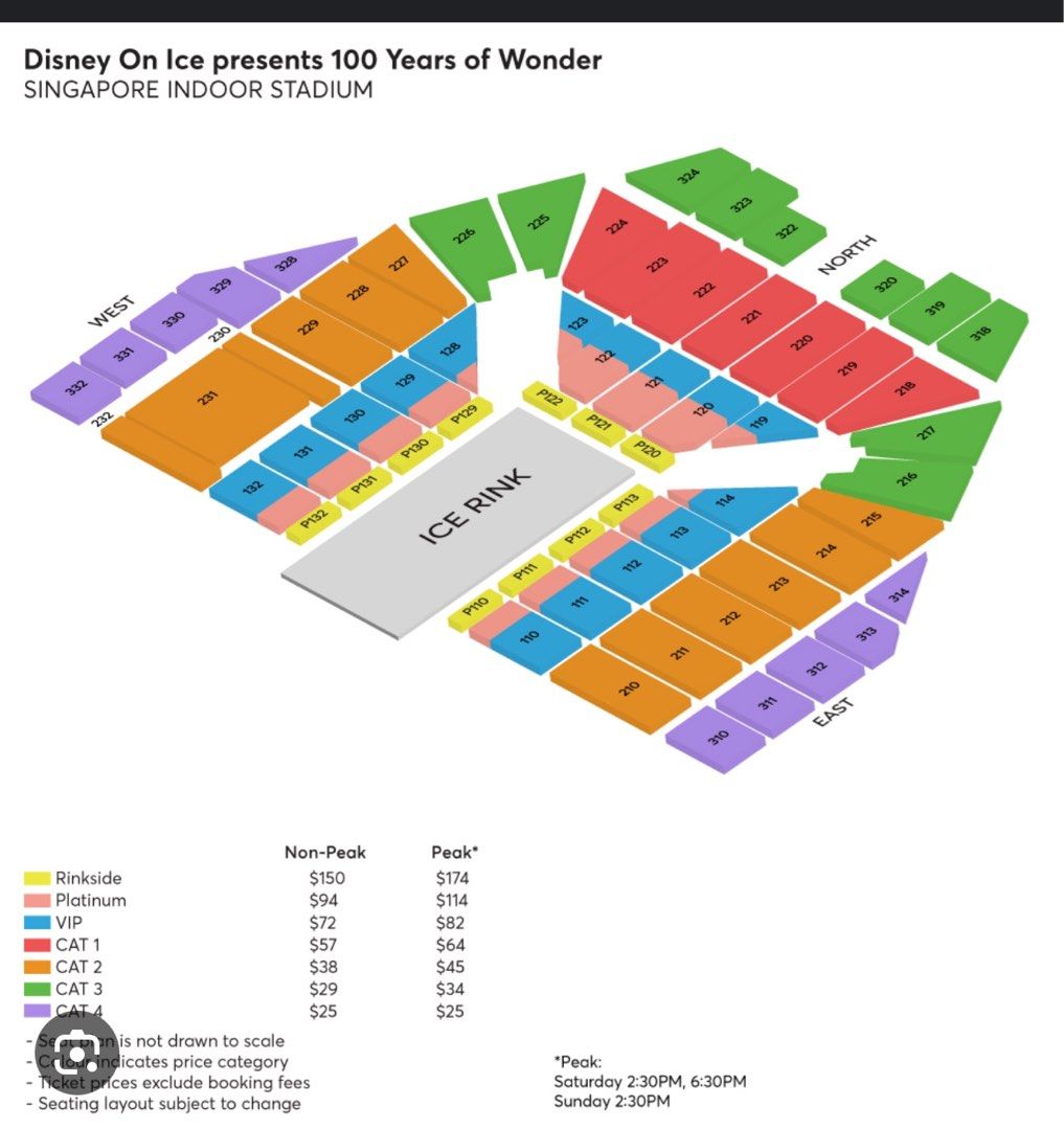 Disney on Ice (100 Years of Wonder) 13 MAR 2024 58x2, Tickets