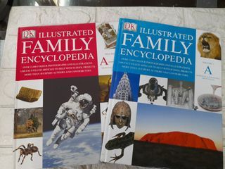 DK Illustrated Family Encyclopedia  2 pcs