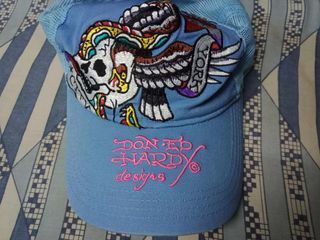 Don Ed Hardy  Trucker Hat Cap New York City Skull Eagle