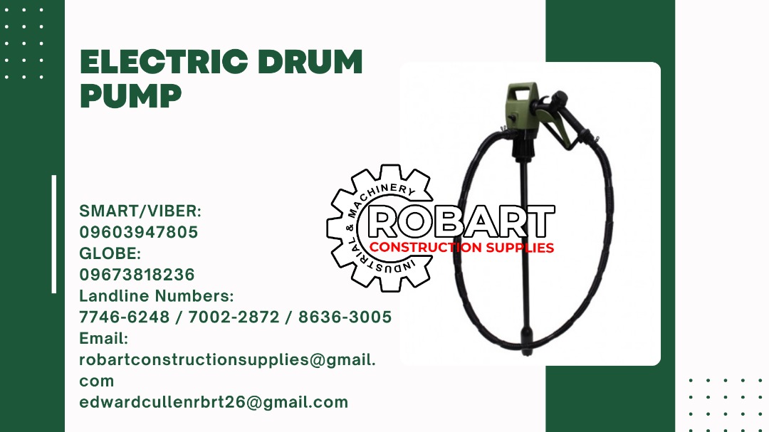 DUKSHIN Electric Drum Pump, Commercial & Industrial, Construction ...