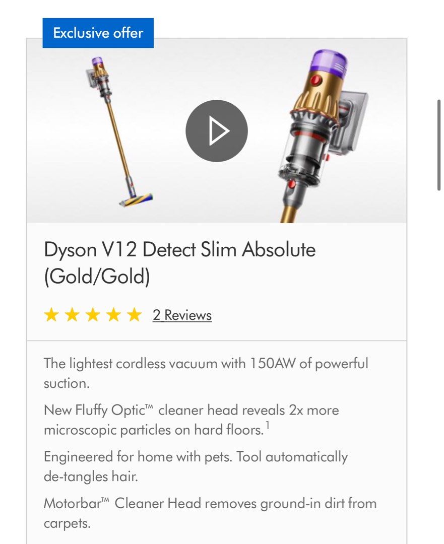 V12 Detect Slim absolute (Gold/Gold)