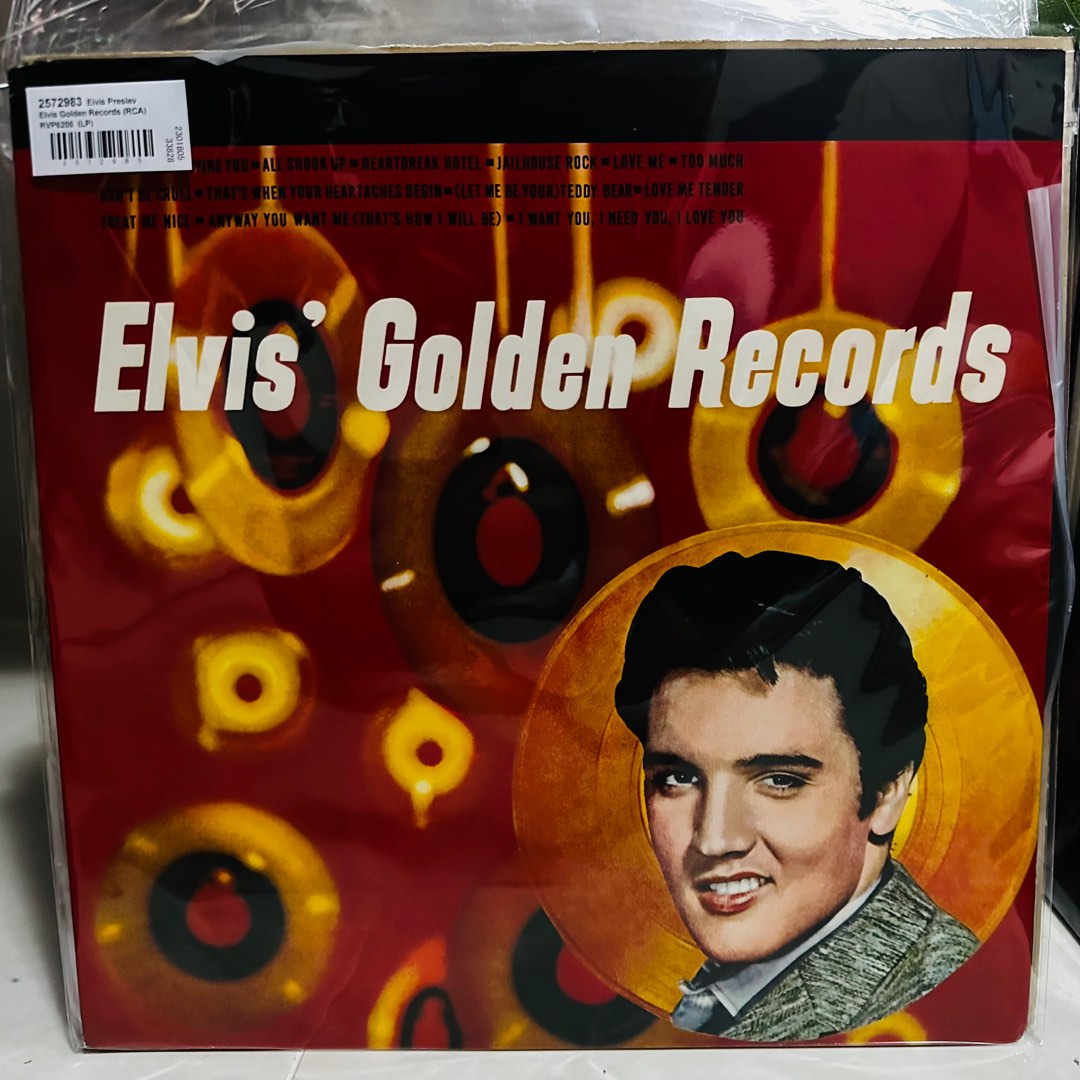 Elvis Presley Golden Records LP Vinyl Records Plaka, Hobbies & Toys