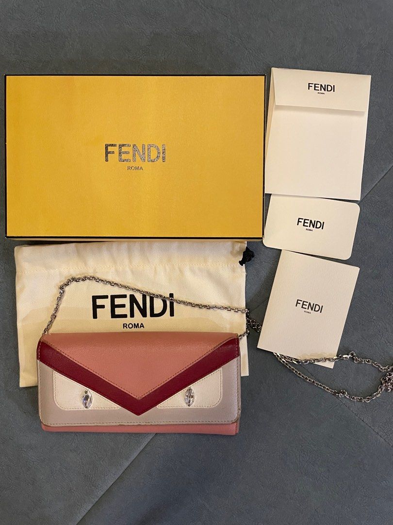 Fendi monster clearance wallet on chain