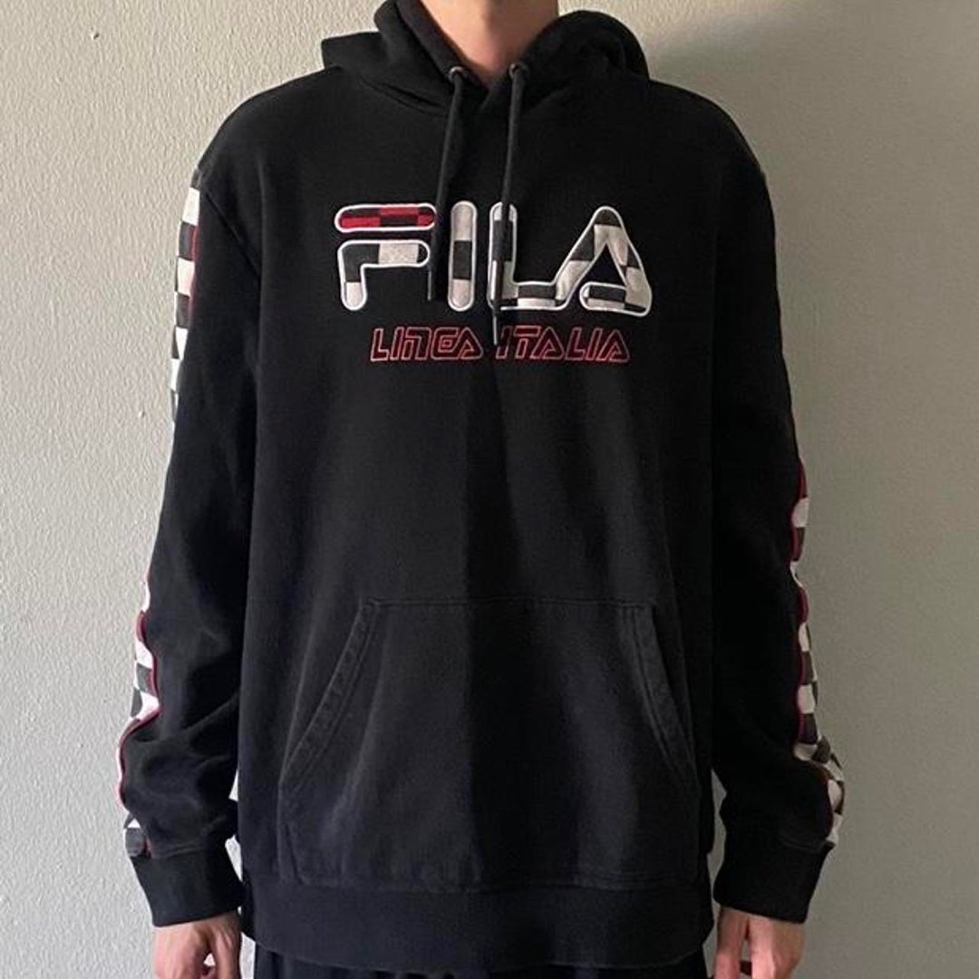 Fila Vintage hoodie Men s Fashion Coats Jackets and Outerwear