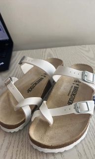 For Sale: Birkenstock Mayari Birko-Flor Womens Sandals (White)