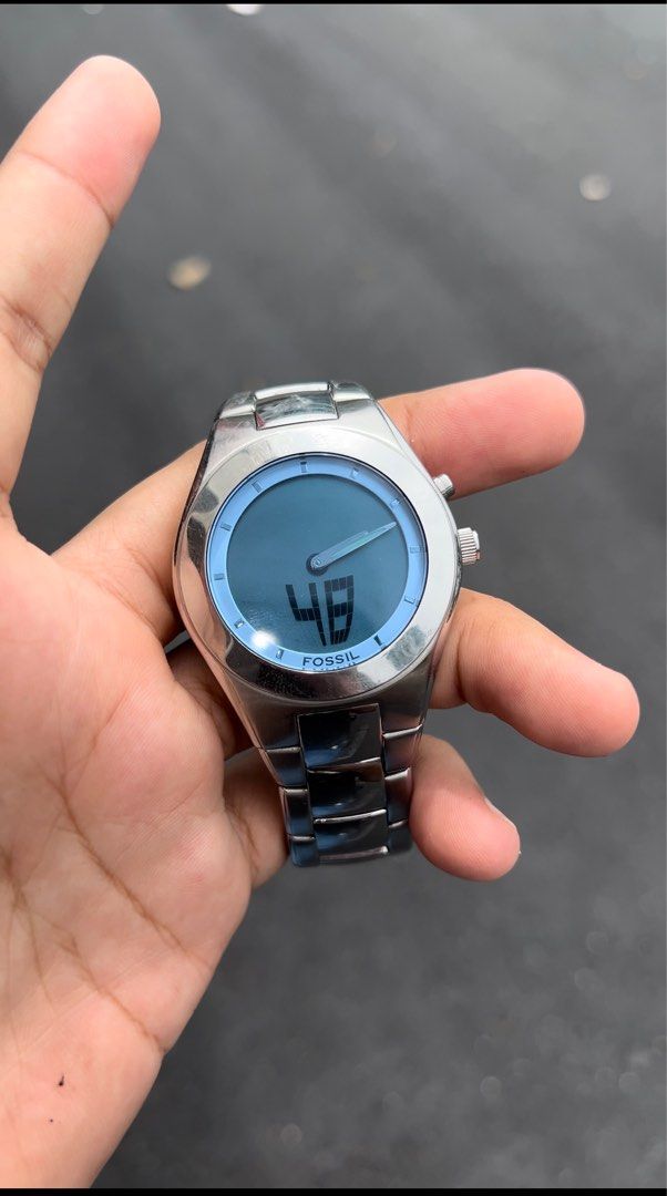 Fossil big hot sale tic robot watch