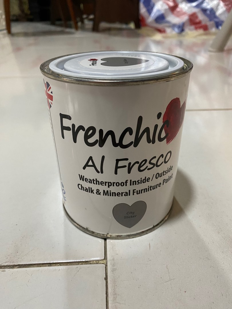 Frenchic Al Fresco paint (city slicker, 750ml), Furniture & Home Living