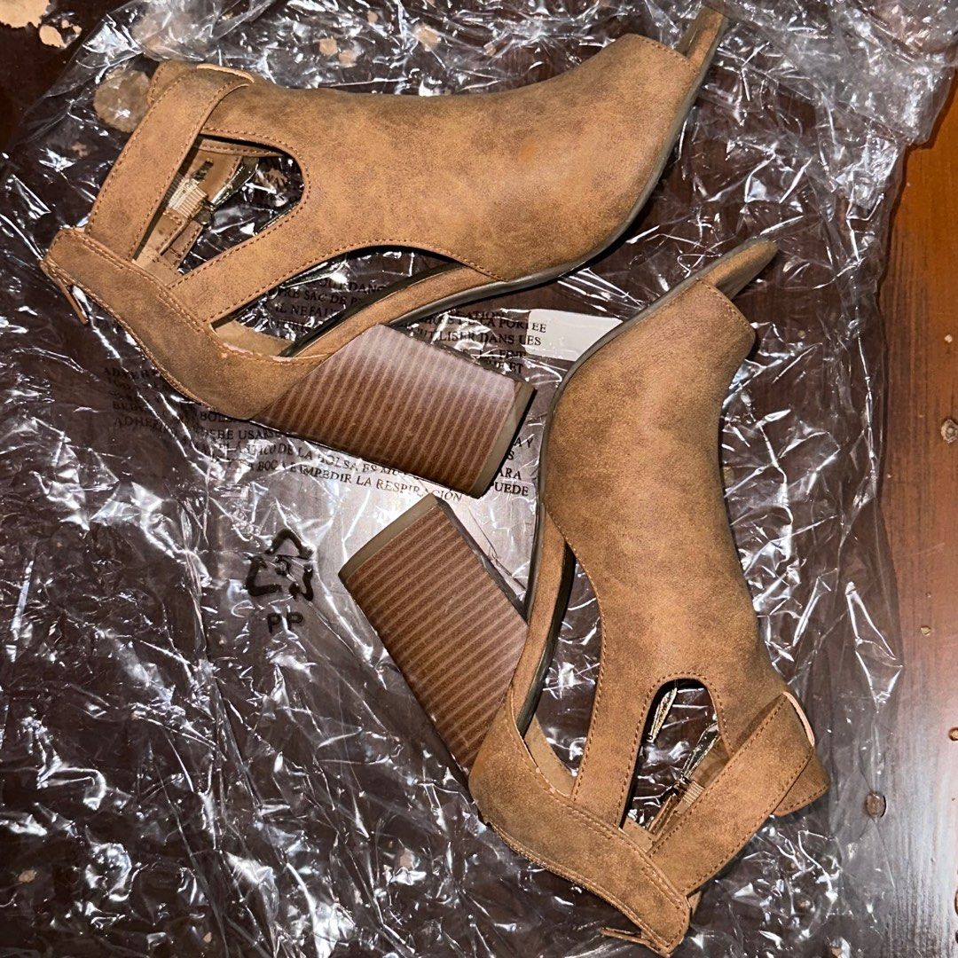 Guess open toe booties on sale