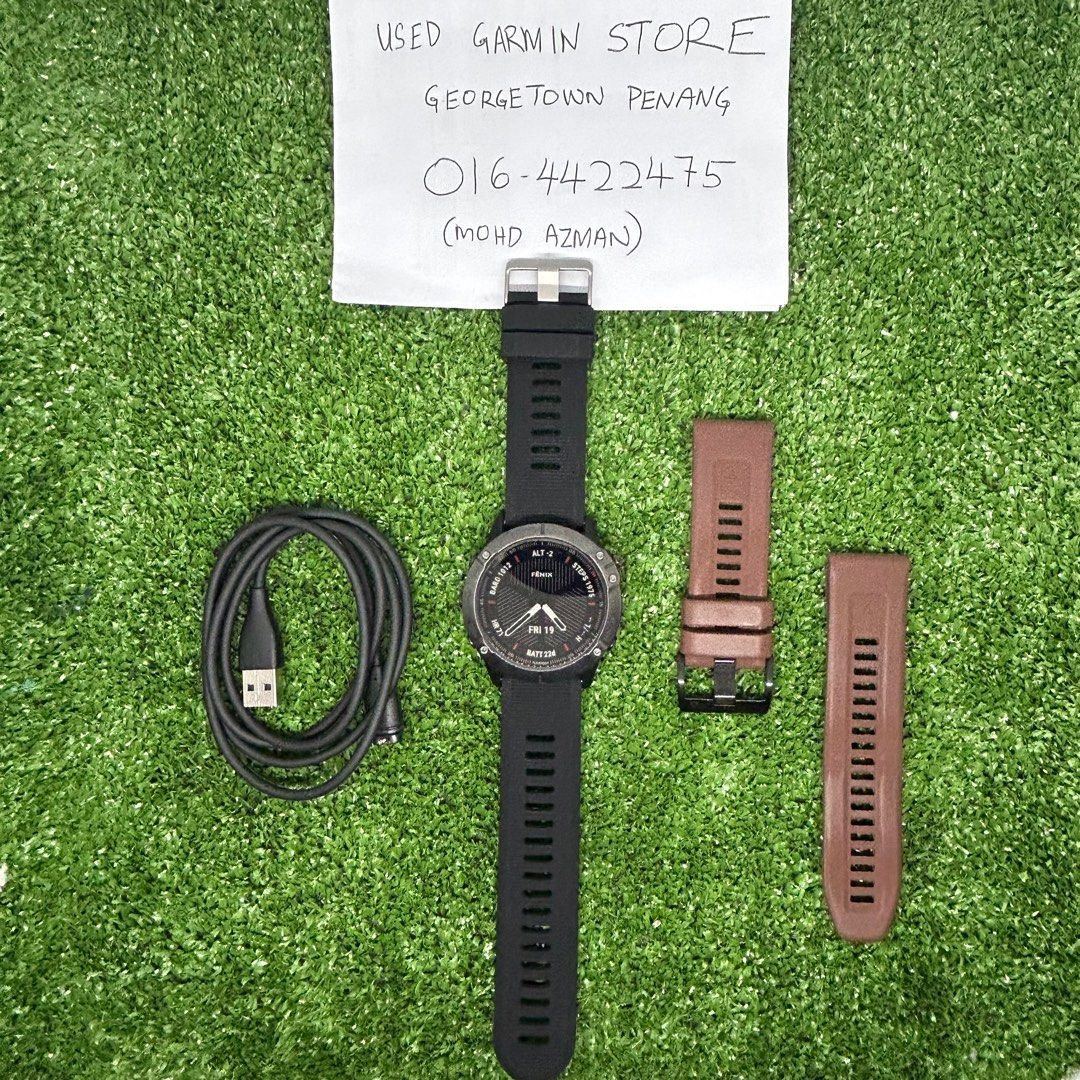 Garmin fenix new arrivals 6x sapphire accessories