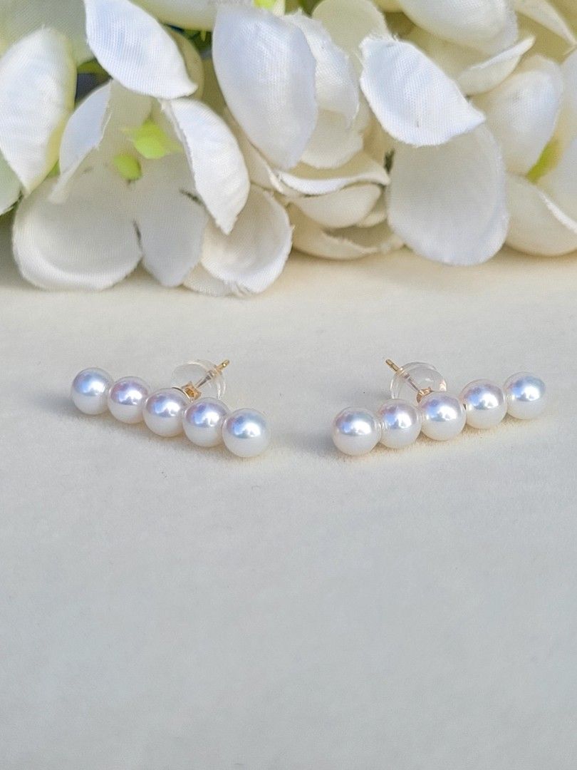 Real pearl earrings for babies online