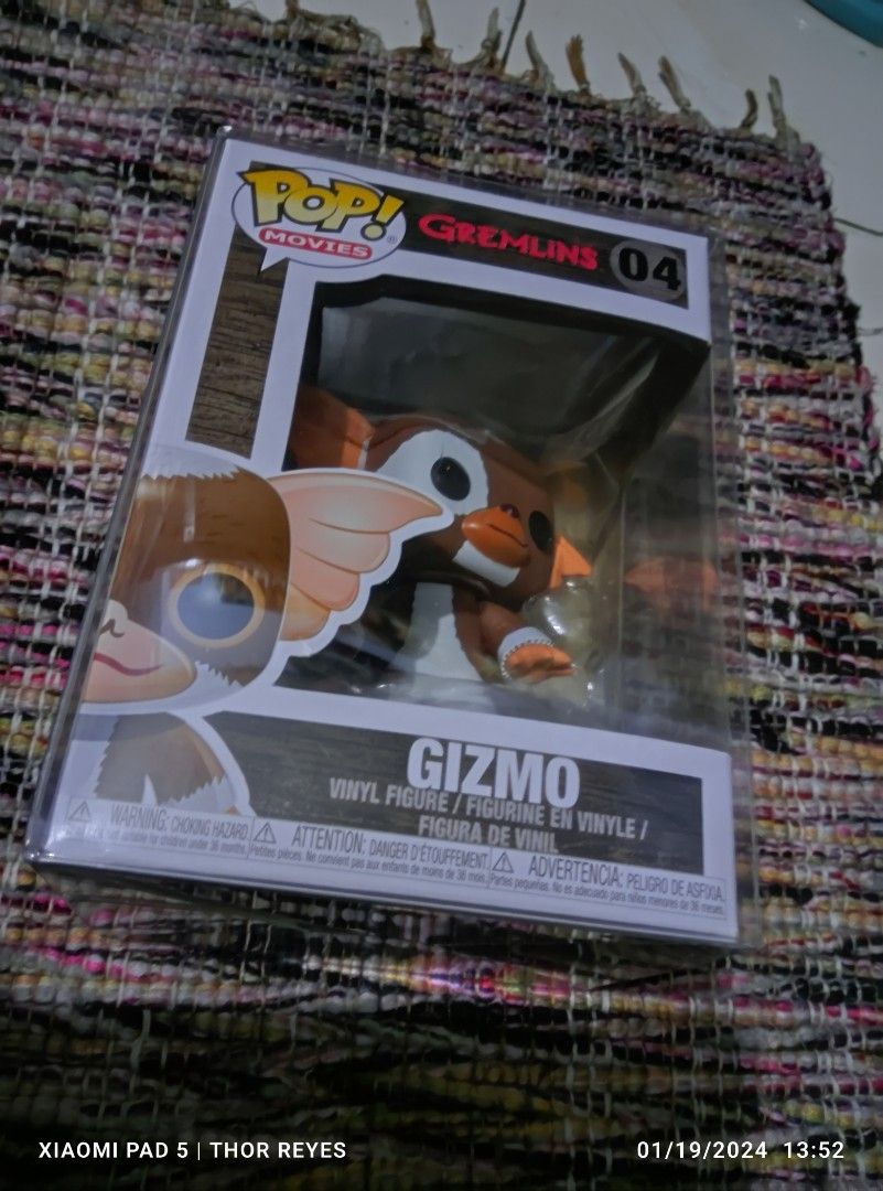Gizmo (Gremlins) Funko Pop (Category: Designer & Blind Box Toys) located in Valenzuela. Submitted by mighthor0526 (Listing ID 1280647084, Image 1). Description: Condition: 9.5/10 NOOB With acrylic protector Payment: Gcash or Pabili by Lalamove Delivery charge will be shouldered by the buyer.