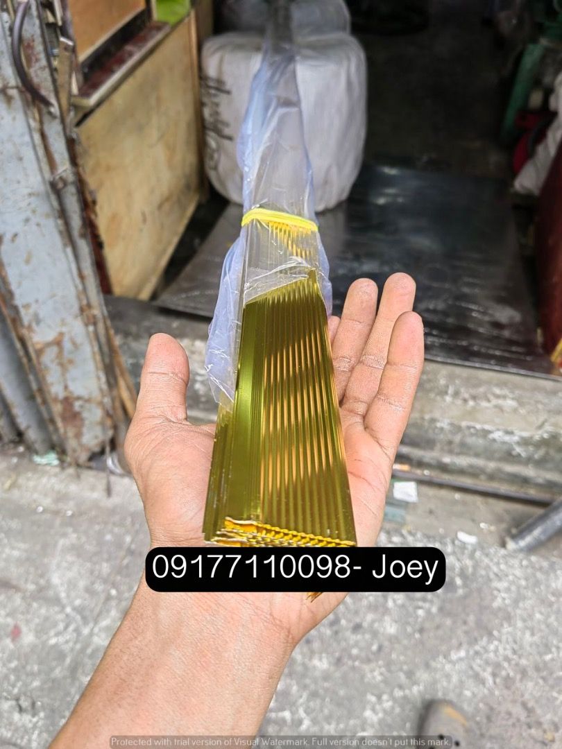 Gold stair nosing (Category: Construction & Building Materials) located in Manila. Submitted by joeyroque09 (Listing ID 1280597568, Image 1). Description: 0-9-1-7-1-1-0-0-9-8- stair nosing Ansi gold Specs: 1 3/4" x 1" x 8ft price: 250 .