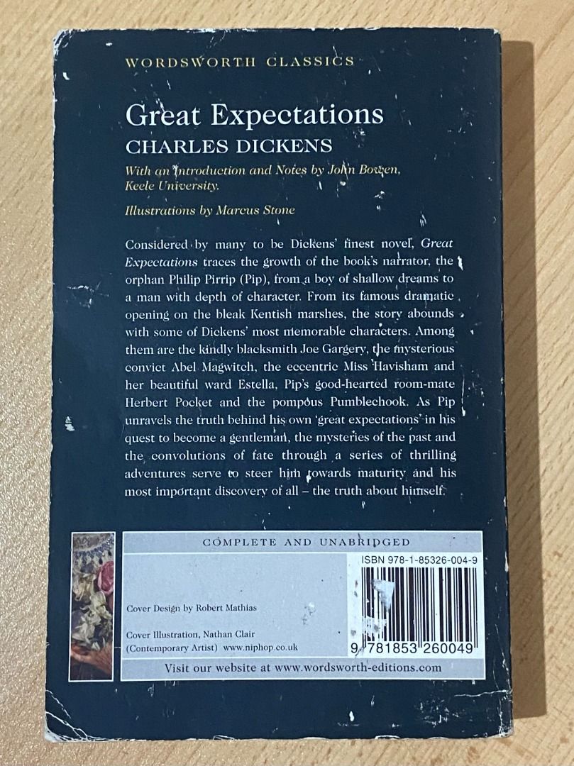 Great Expectations by Charles Dickens Wordsworth Classics Preloved Book ...