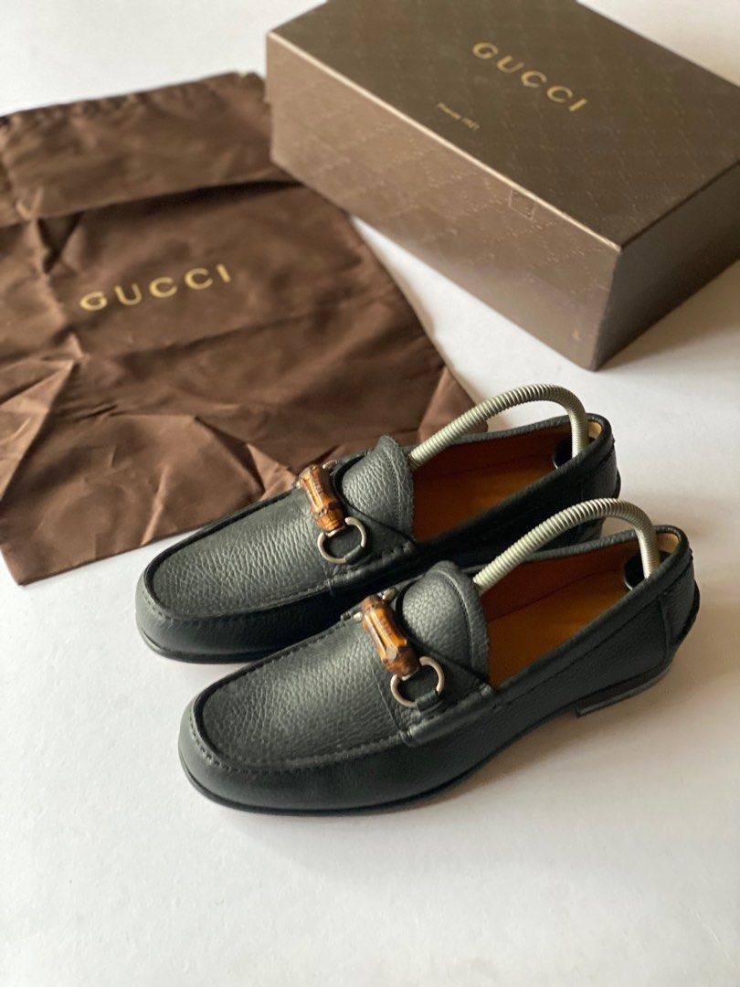 Gucci bamboo loafers discount