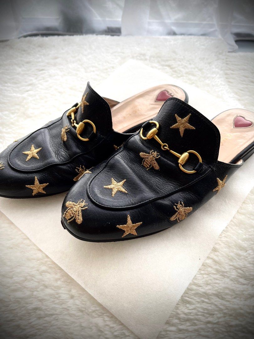 Gucci bee store and star mule
