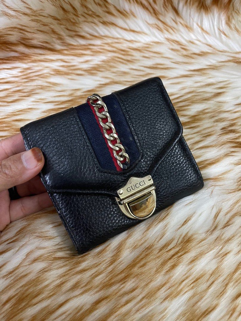 Gucci Short Wallet in Black Women s Fashion Bags Wallets