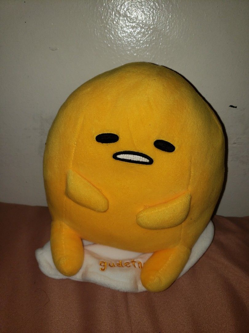 Gudetama Sanrio Plushie (Category: Plushies & Soft Toys) located in Manila. Submitted by borahaemi10738 (Listing ID 1280633408, Image 1). Description: with etiketa.