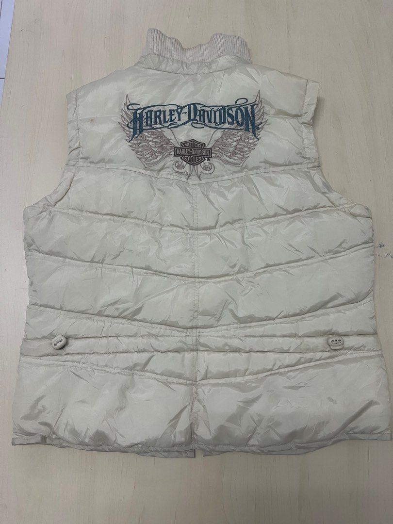 Harley davidson puffer vest best sale