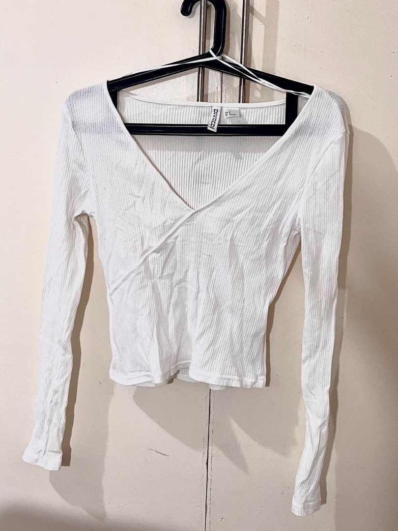 H&M, Women's Fashion, Tops, Longsleeves on Carousell