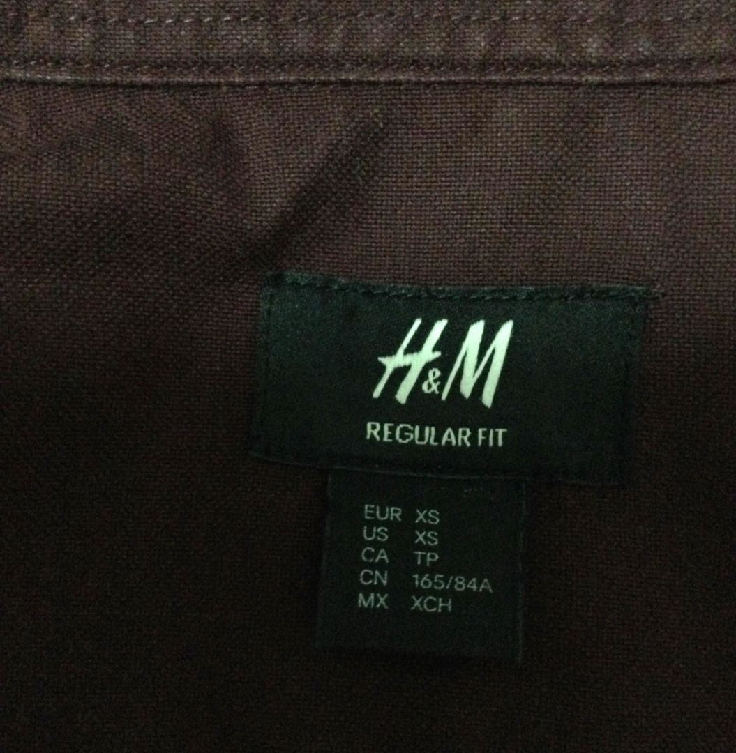 H and store m oxford shirt