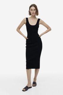 H&M Ribbed Backless Dress