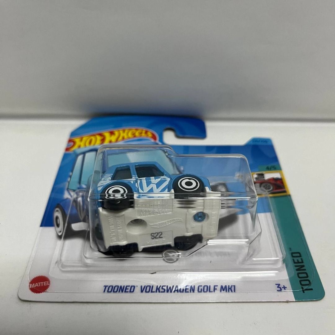 Hot Wheels 2023 Tooned Volkswagen Golf Mk1 Treasure Hunt Short