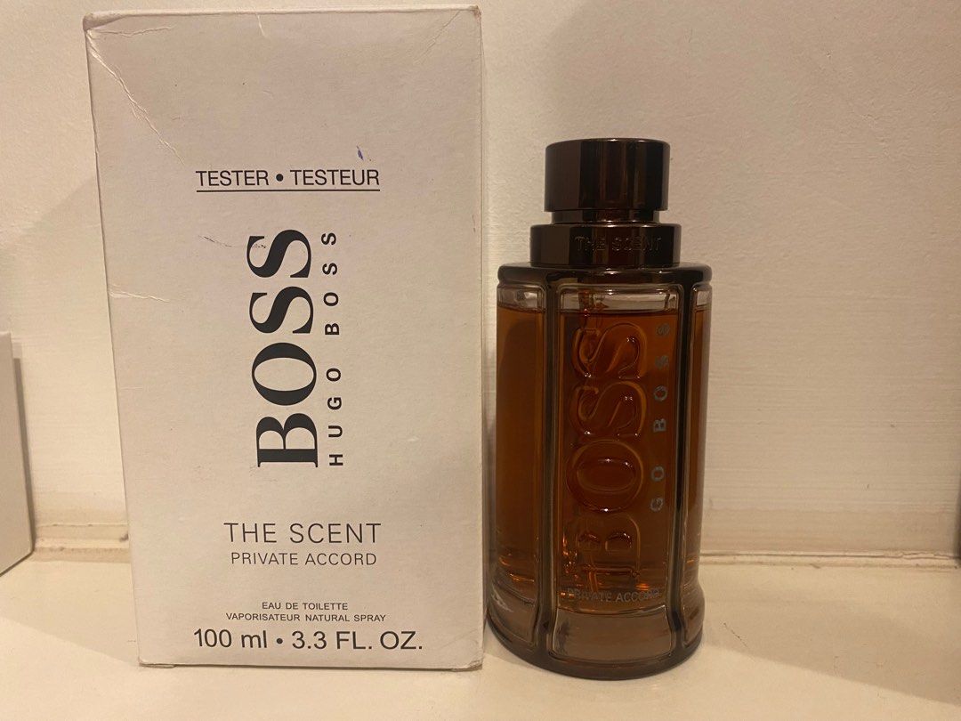 Hugo boss the best sale scent private accord tester