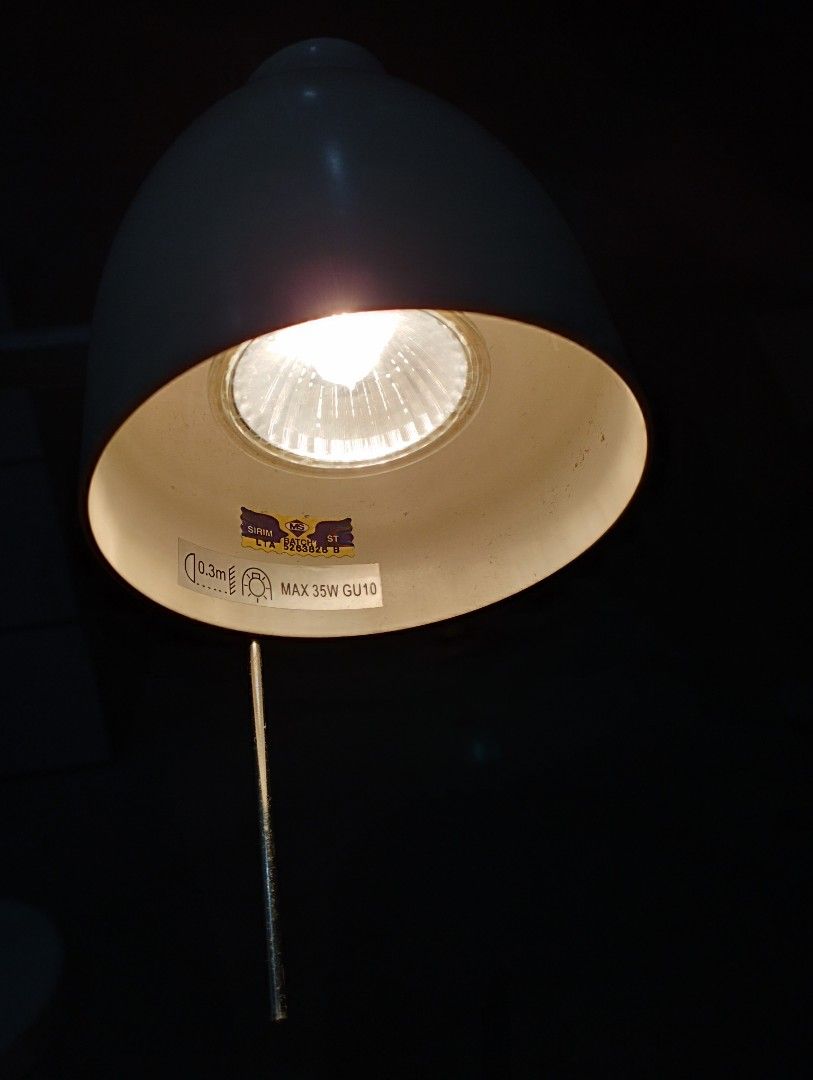 IKEA 17907 Adjustable Work Lamp Furniture Home Living Lighting Fans Lighting on Carousell