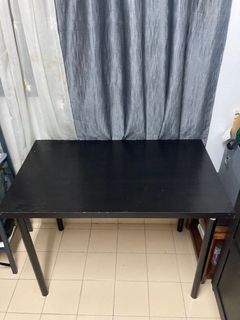 SANDSBERG mesa, negro, 110x67 cm - IKEA