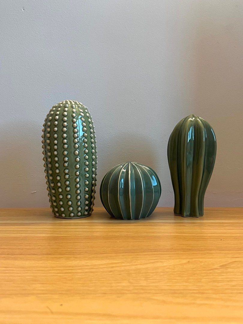 IKEA Ceramic Cactus Decor, Furniture & Home Living, Home Decor Accessories,  Artificial Plants & Flowers on Carousell