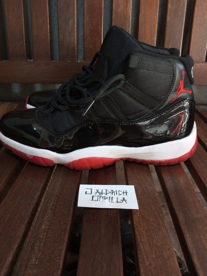 J11 Bred, Men's Fashion, Footwear, Sneakers on Carousell