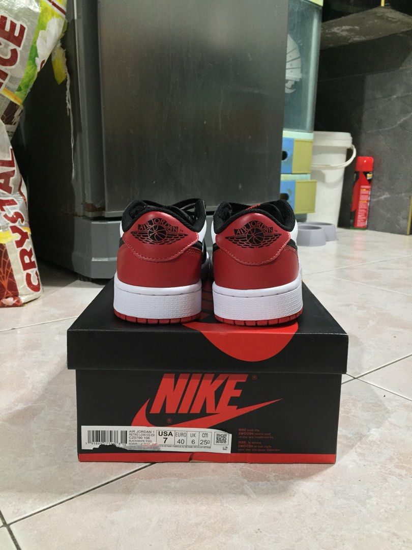 j1 low black toe price