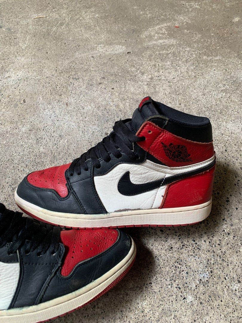 Air jordan 1 retro deals high og bg bred toe