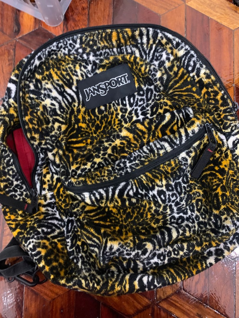 Jansport fuzzy backpack hot sale