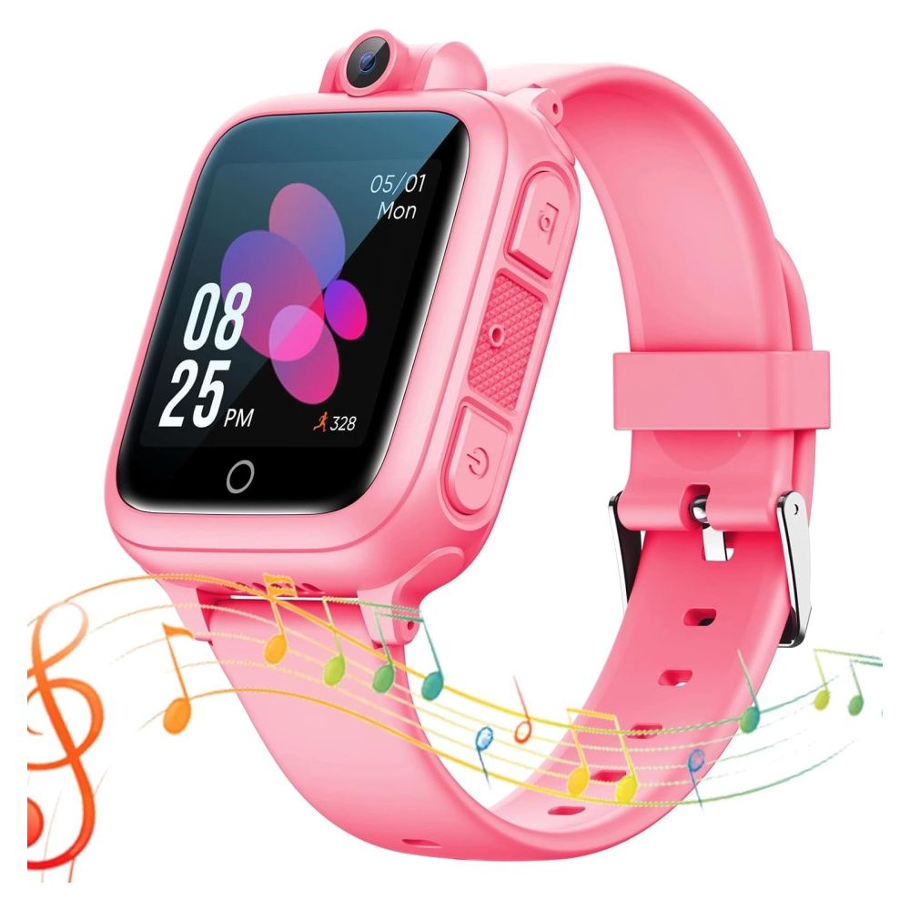 Kids Smart Watch Girls Boys 14 Educational Games Smartwatch for Kid Rotate  HD Cameras Video Music Player Calculator Alarm Clock Watches for Children  4-12 Christmas Learning Gifts (Pink), Babies & Kids, Infant