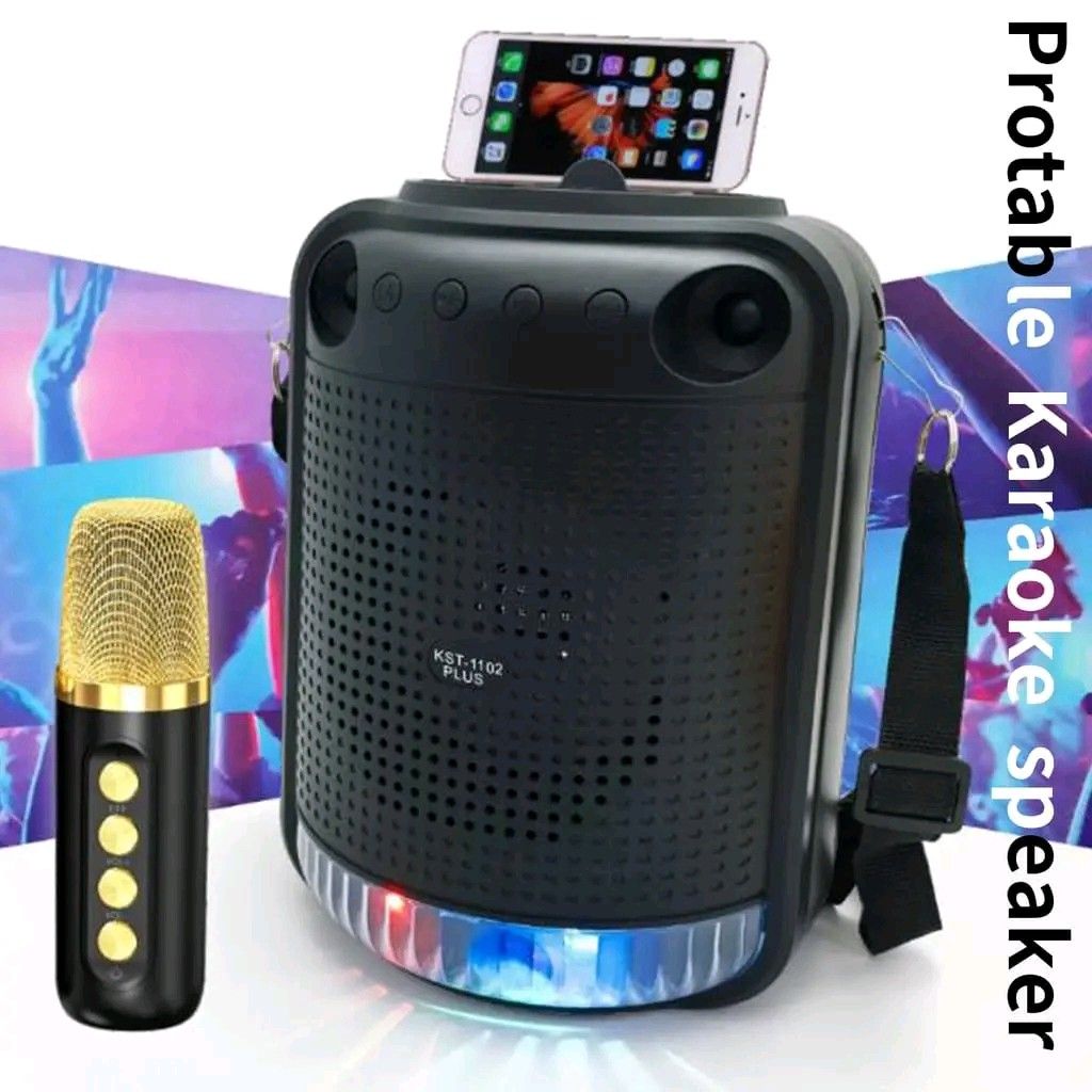 KTS 1102-PLUS WIRELESS MICROPHONE, BLUETOOTH SPEAKER (Category: Soundbars, Speakers & Amplifiers) located in Manila. Submitted by bongsy999mall (Listing ID 1280711520, Image 3). Description: KTS 1102-PLUS WIRELESS MICROPHONE, BLUETOOTH SPEAKER Retail : 650 each WIRELESS KARAOKE SPEAKER EXCEPTIONAL SOUND QUALITY Enjoy the beautiful and dynamic sound from the powerful speakers for a truly immersive listening experience. Built-in DSP chip helps the 