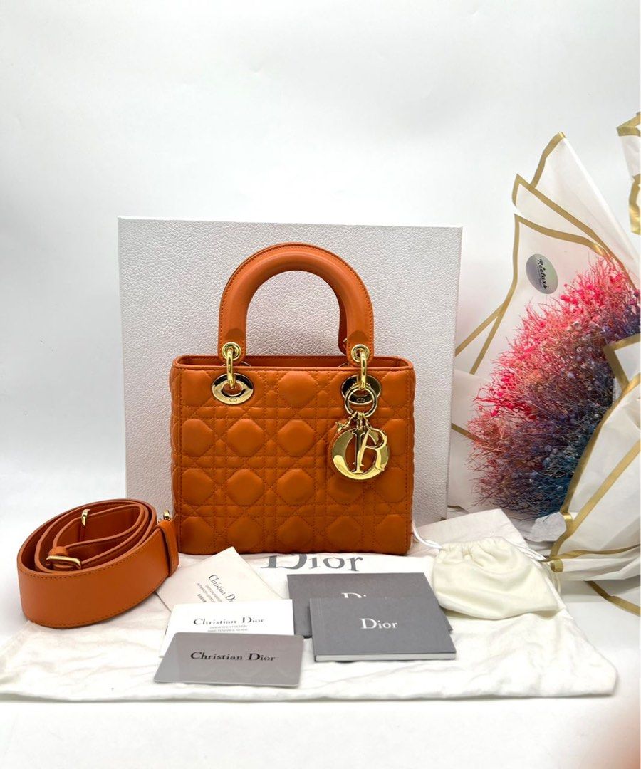 Dior bag orange shop