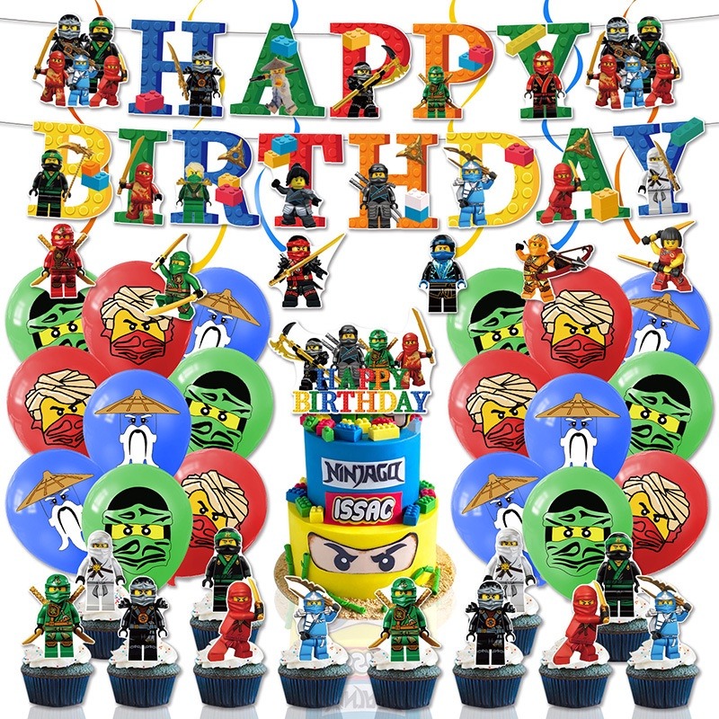 Lego ninjago birthday theme hot sale