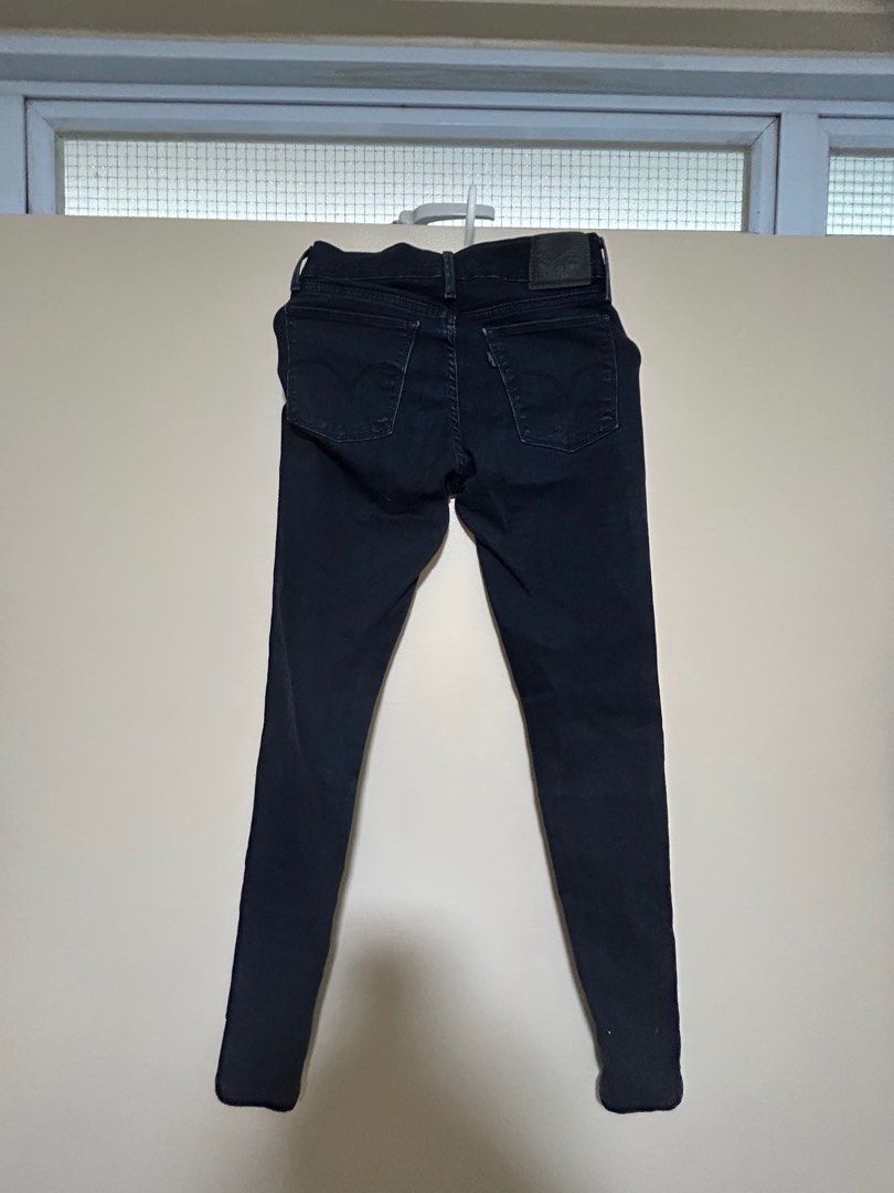 Levi s 701 Ripped Super Skinny Jeans Women s Fashion Bottoms